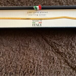 14kt Gold Plated Sterling Silver Bracelet